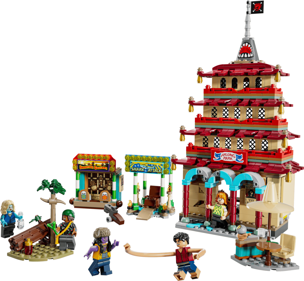 Recenzie LEGO One Piece 75638 Bătălia din Arlong Park: Minifigurine de colecție, construcție de compromis