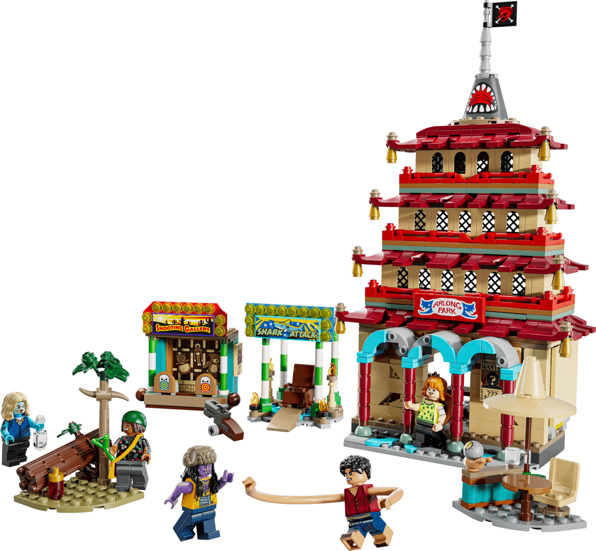 Recenzie LEGO One Piece 75638 Bătălia din Arlong Park: Minifigurine de colecție, construcție de compromis