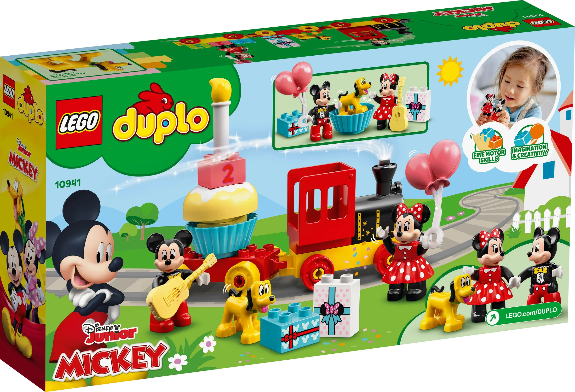 Imaginea produsului LEGO Duplo 10941, Trenul de ziua de naștere Mickey și Minnie.