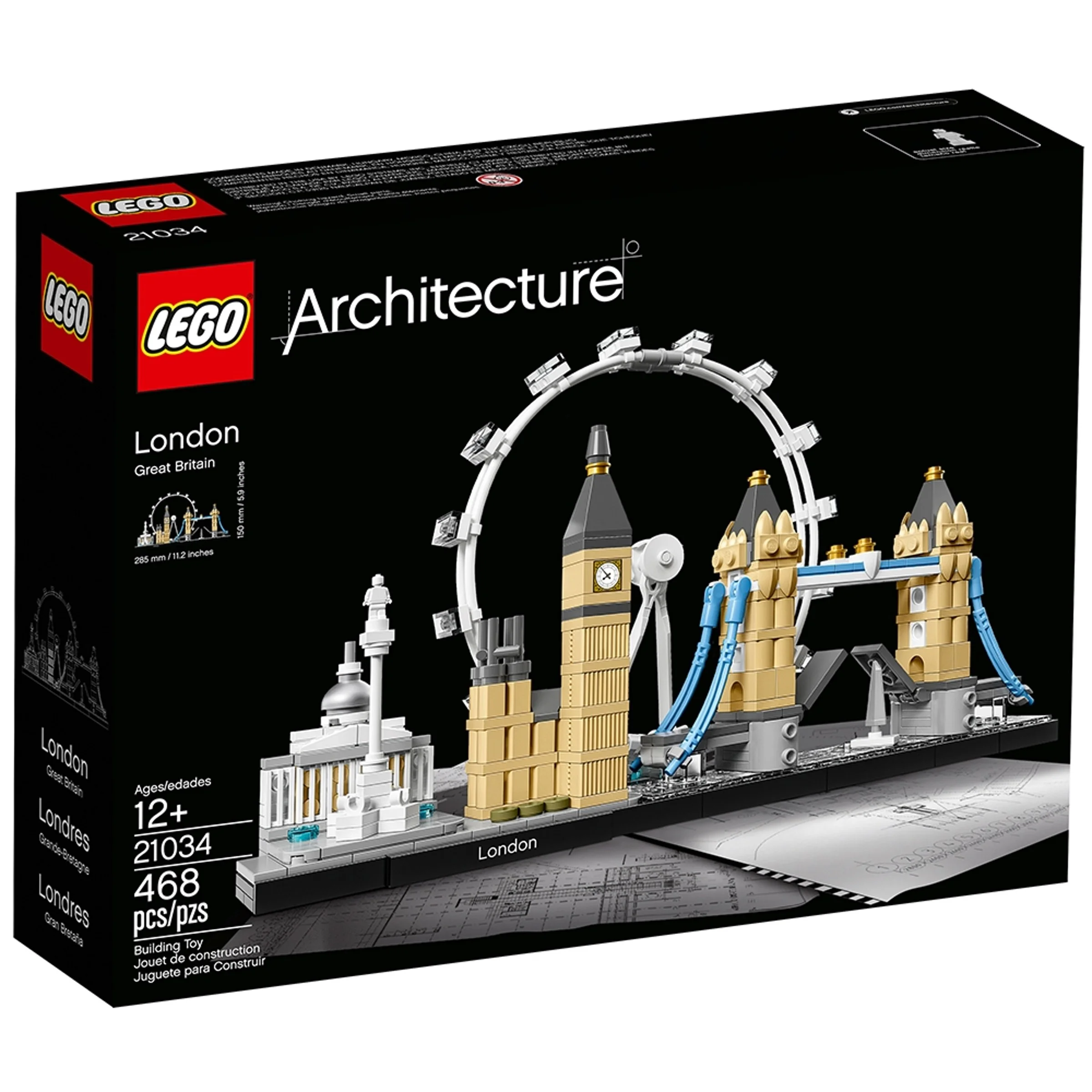 Cutia setului LEGO Architecture 21034