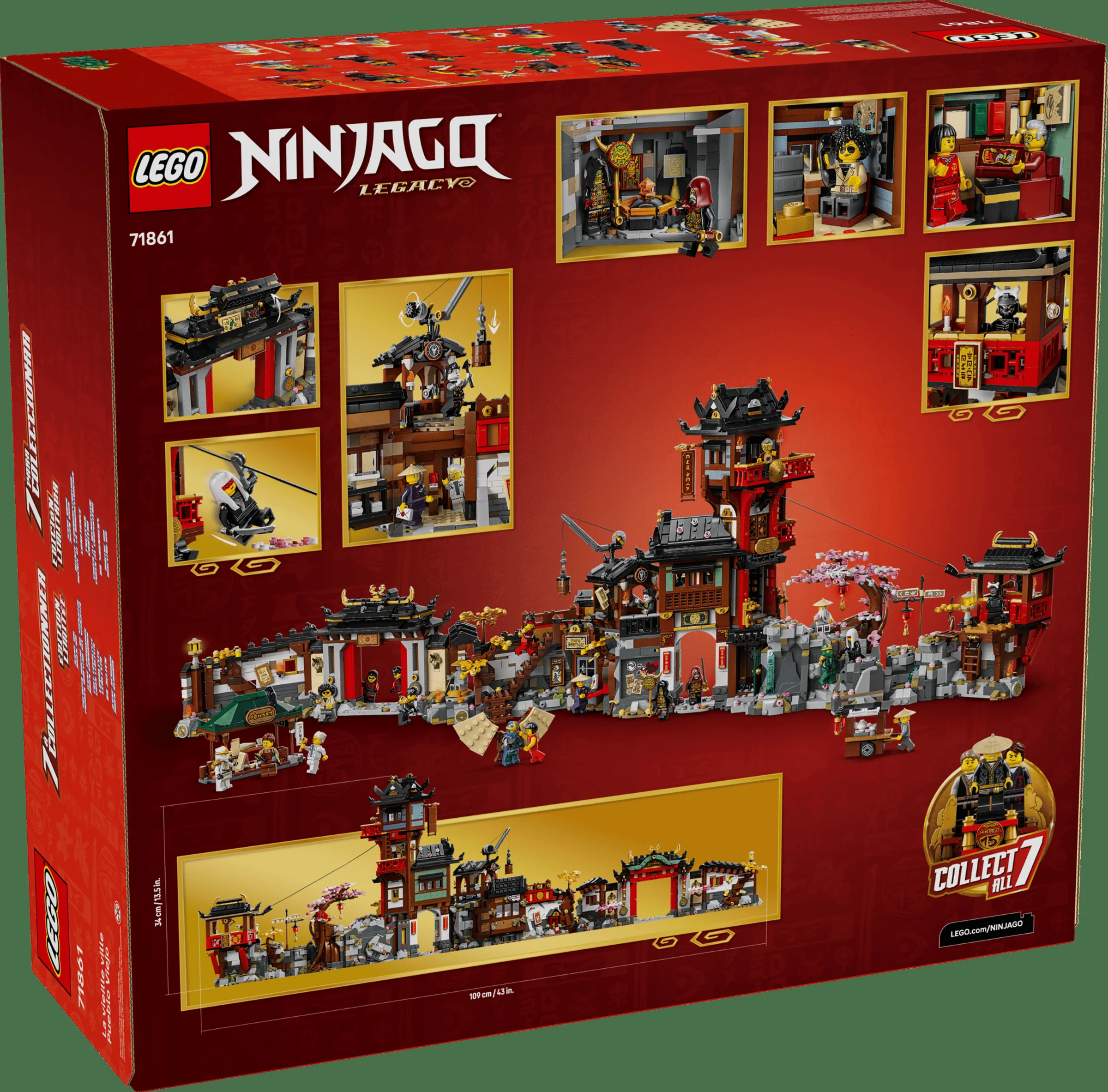 Imagine cu spatele cutiei setului LEGO 71861 