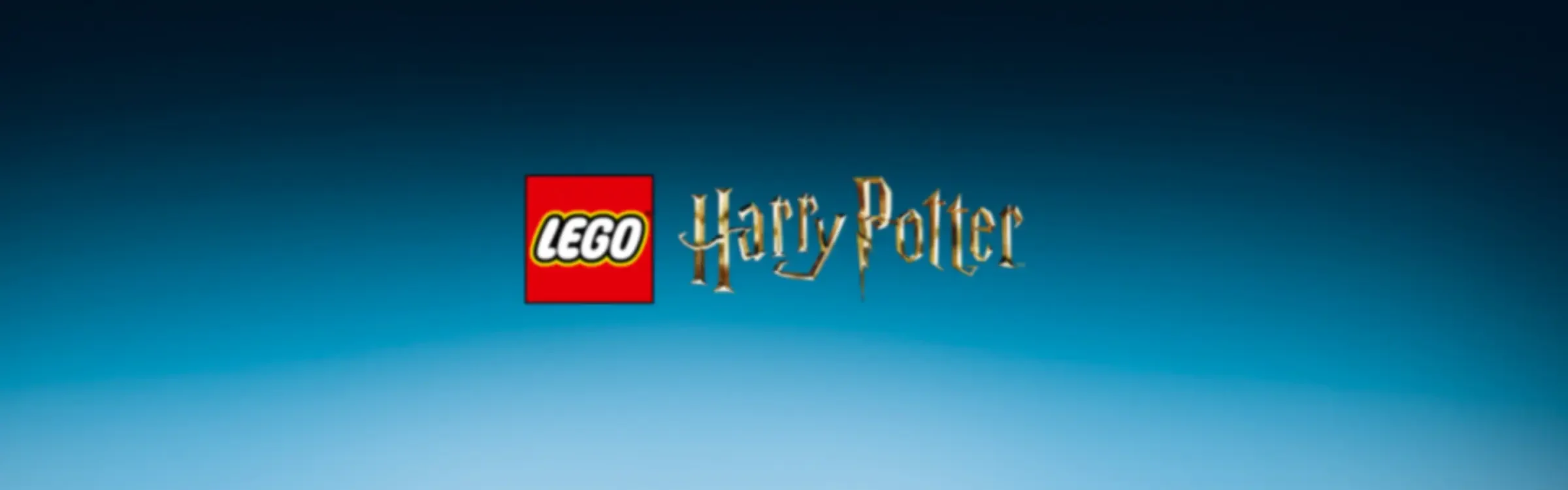 Logo-urile LEGO și Harry Potter, indicând tema setului. Culori vibrante.