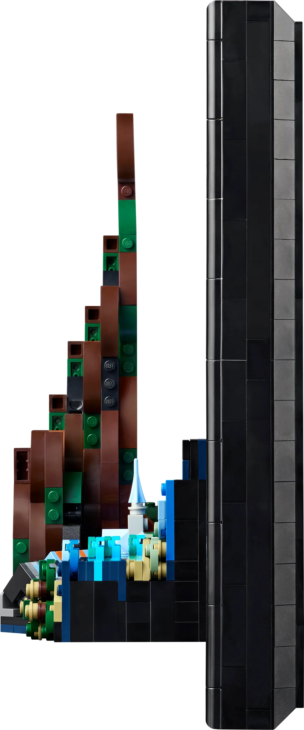 Detaliu al construcției LEGO 