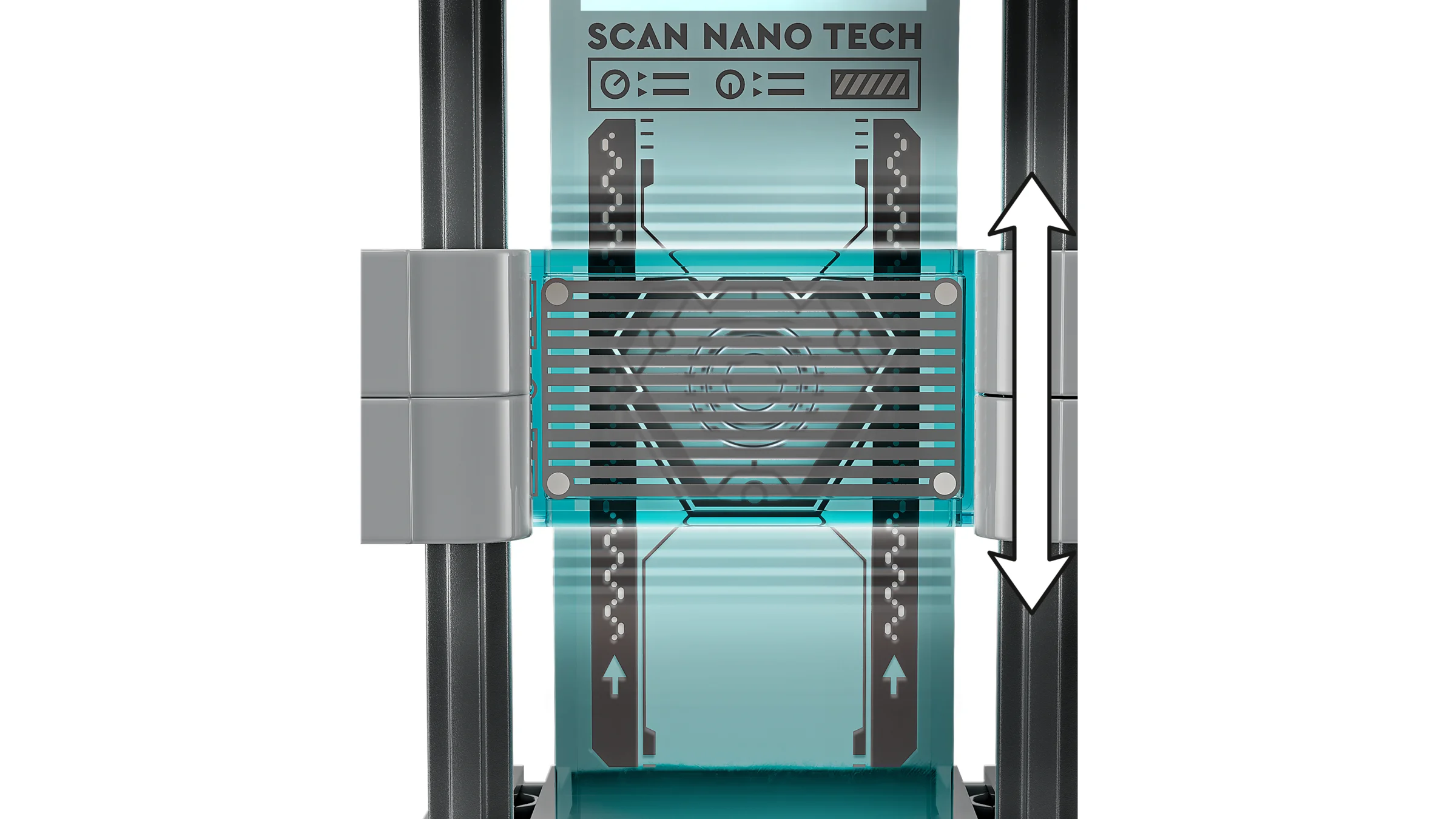 O examinare detaliată a stației de scanare Nano Tech din laboratorul lui Iron Man.