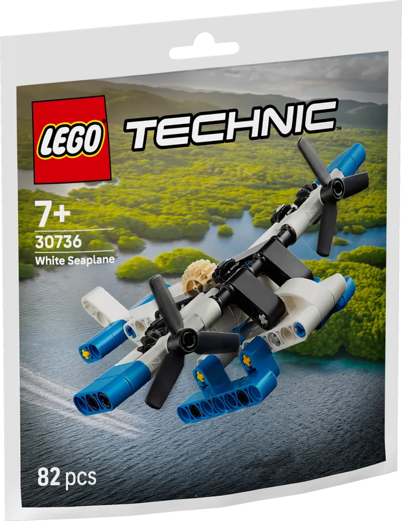LEGO anunță 30736 White Seaplane: Un nou set Technic de tip polybag vine în 2026