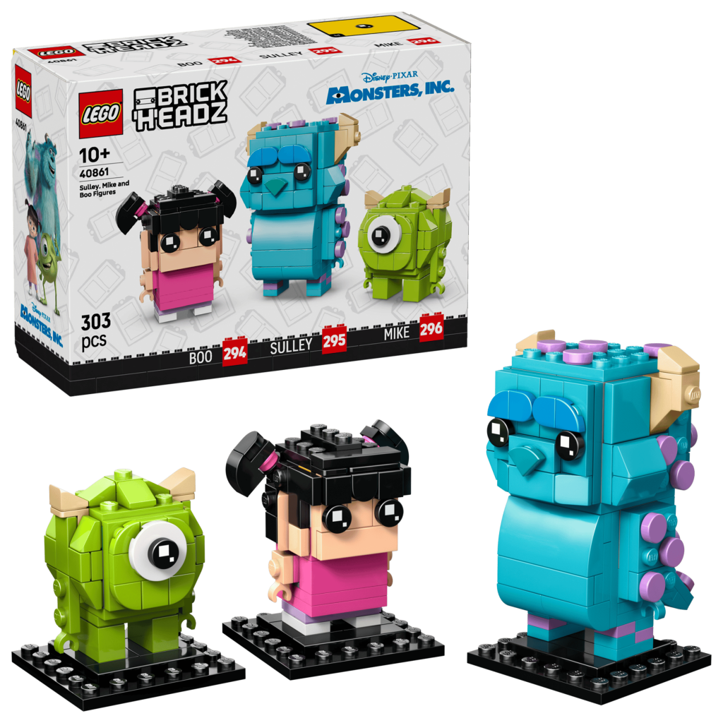 LEGO anunță noi seturi BrickHeadz pentru 2026: Monsters, Inc. și noi personaje Fortnite se alătură colecției