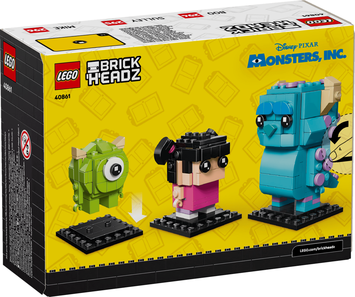 LEGO anunță noi seturi BrickHeadz pentru 2026: Monsters, Inc. și noi personaje Fortnite se alătură colecției