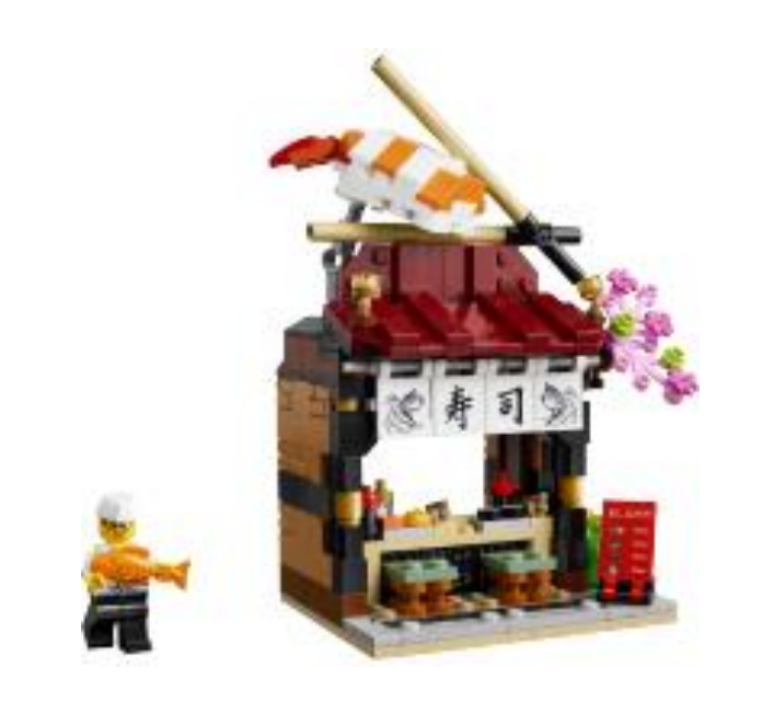 Primele imagini cu noul set LEGO 40906 Restaurants of the World: Japan