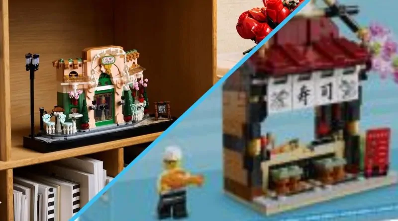 Primele imagini cu noul set LEGO 40906 Restaurants of the World: Japan