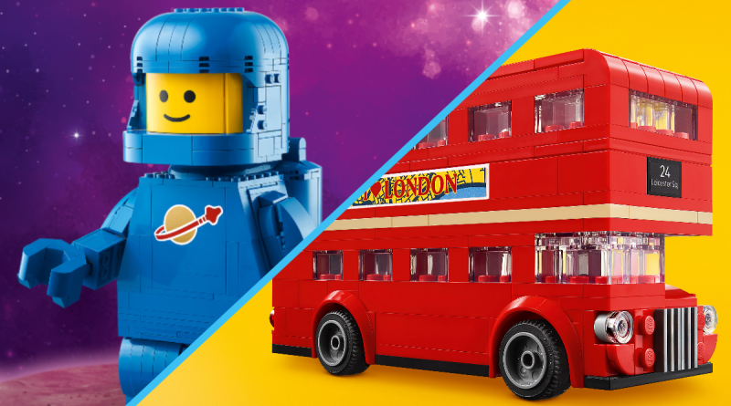 LEGO anunță lansarea a două noi seturi exclusive în martie 2026: Up-Scaled Blue Astronaut și London Bus