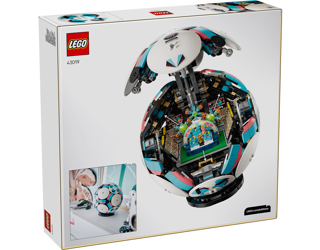 LEGO anunță LEGO Editions Football (43019): O minge de fotbal revoluționară care ascunde un stadion întreg în interior