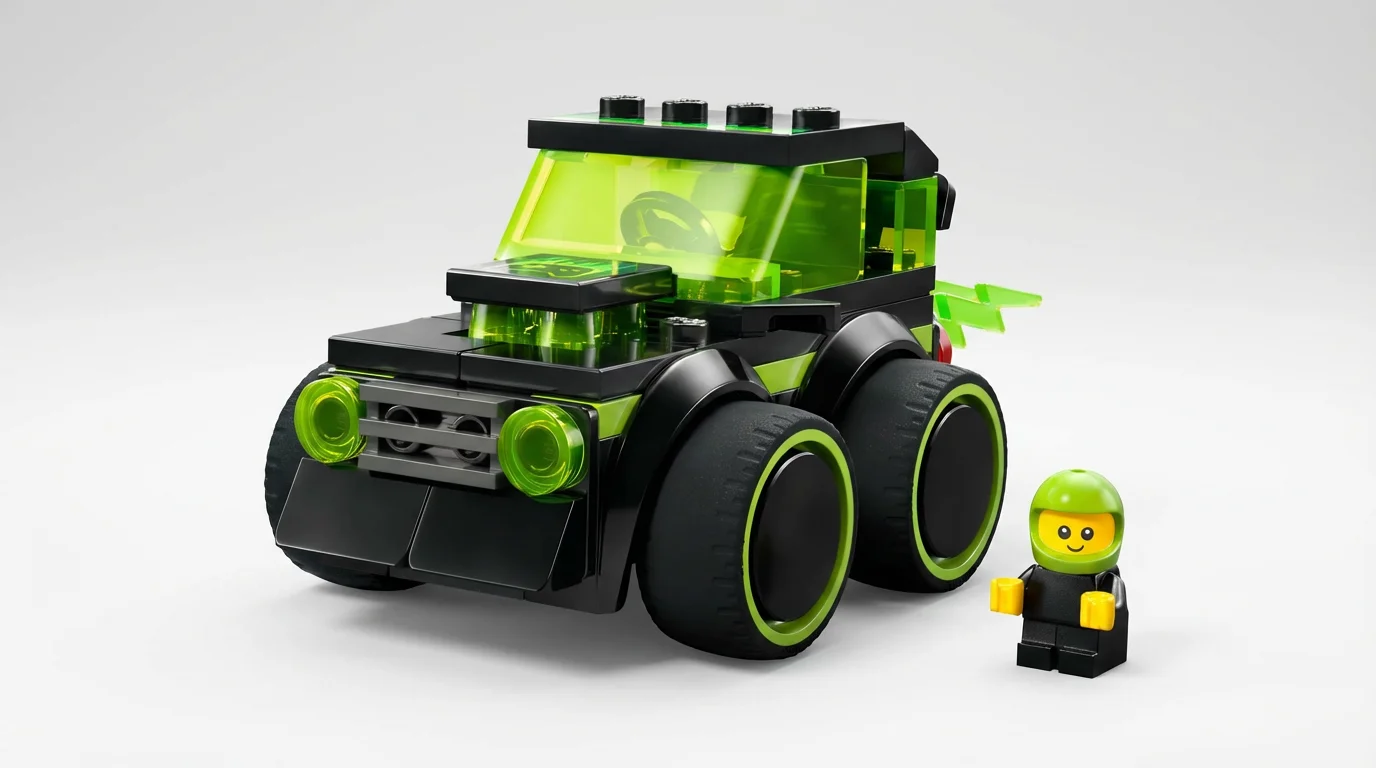 LEGO 60484 City Mașina de Gaming - setul complet construit