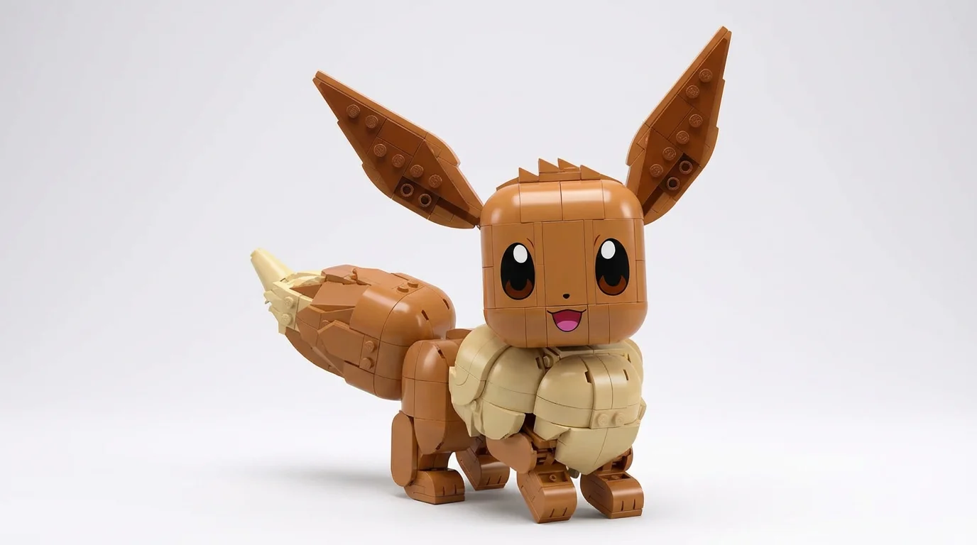 LEGO 72151 LEGO Pokémon 72151 Eevee - setul complet construit