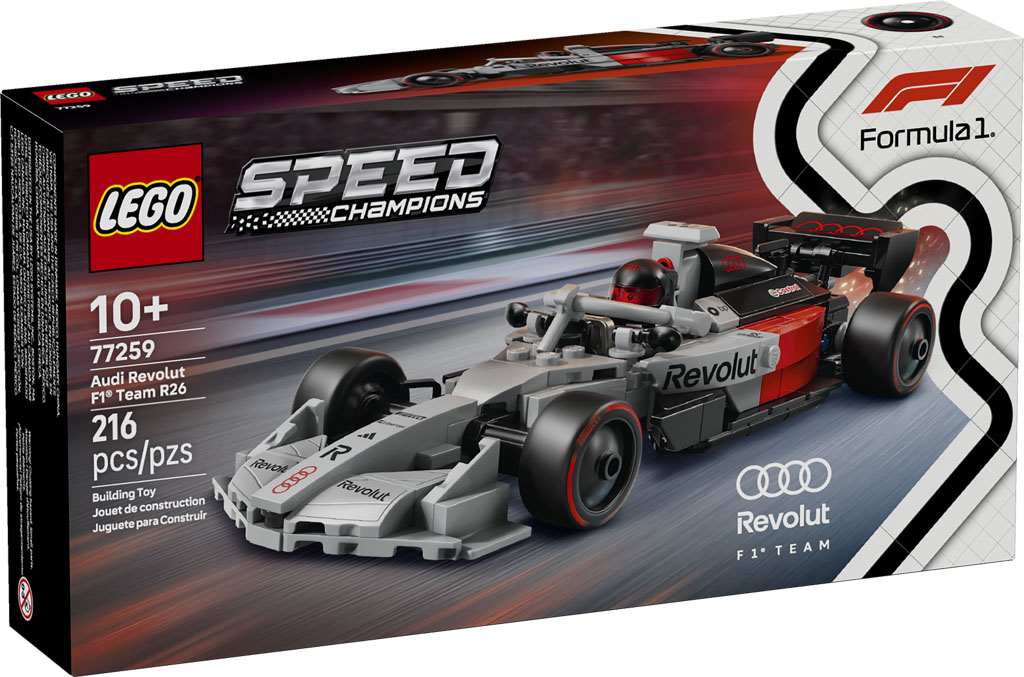 LEGO anunță oficial noul set Speed Champions Audi Revolut F1 Team R26 Race Car (77259)