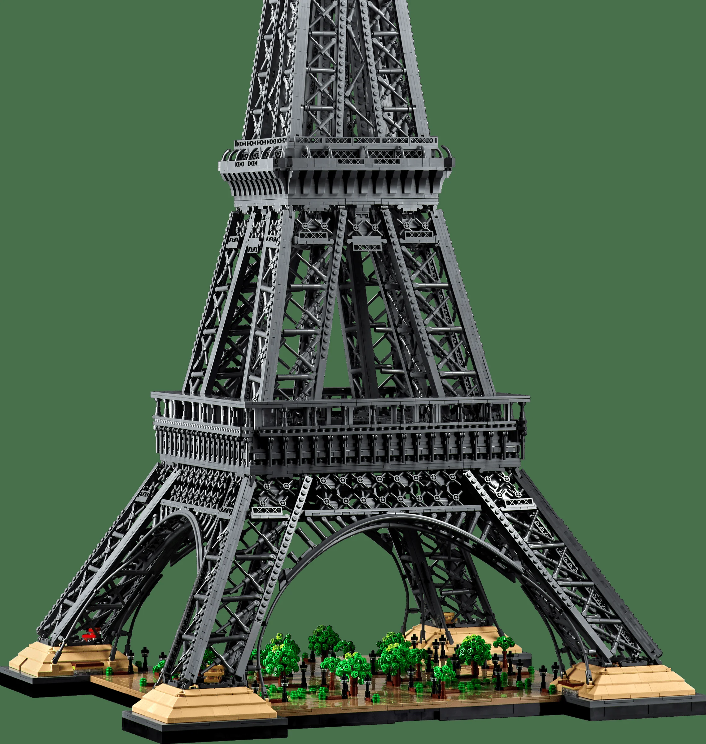 Turnul Eiffel LEGO 10307, o replică detaliată. Admiră complexitatea modelului.