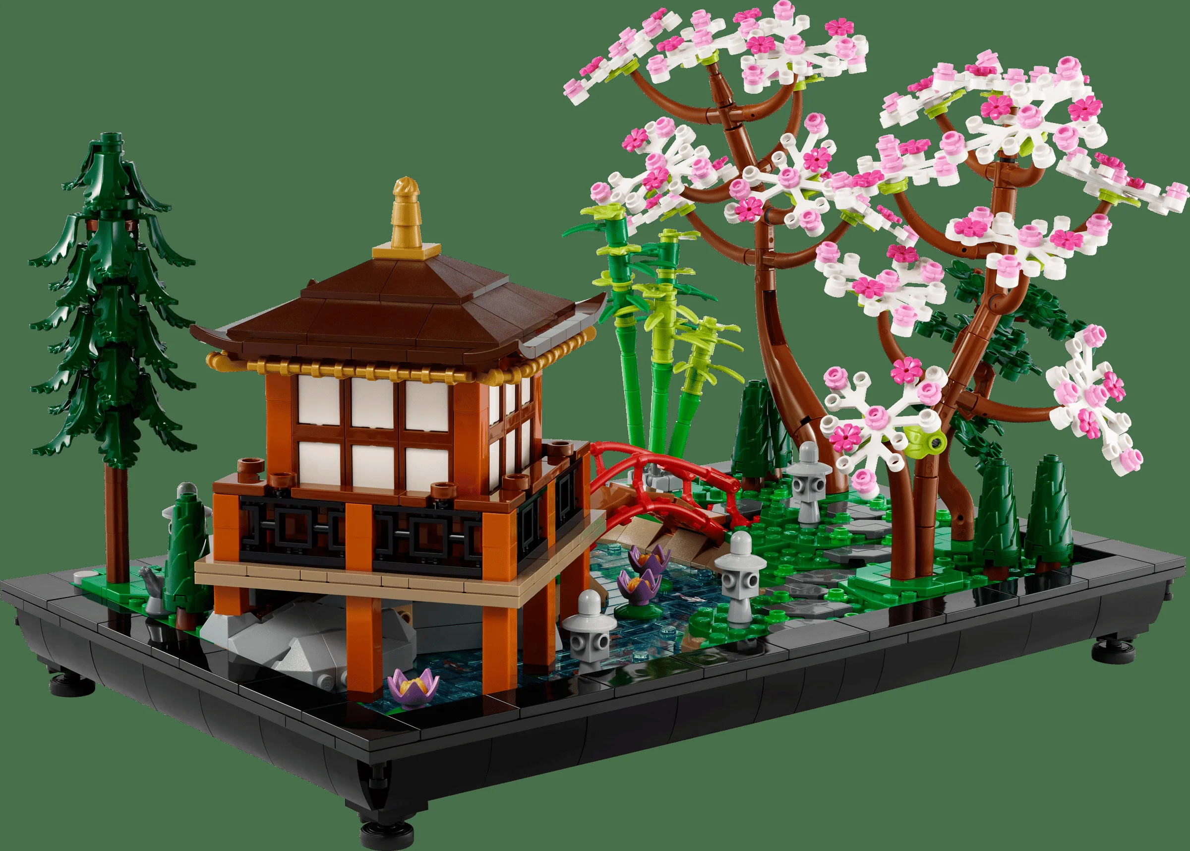 LEGO 10315 - Recenzie LEGO Icons 10315 Grădina liniștită: O oază de calm construită din piese