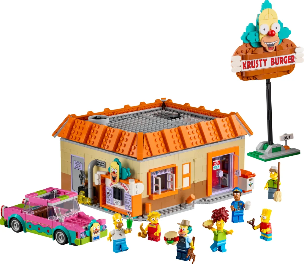 LEGO 10352 - Recenzie LEGO 10352 The Simpsons: Krusty Burger - O felie de Springfield din cărămizi