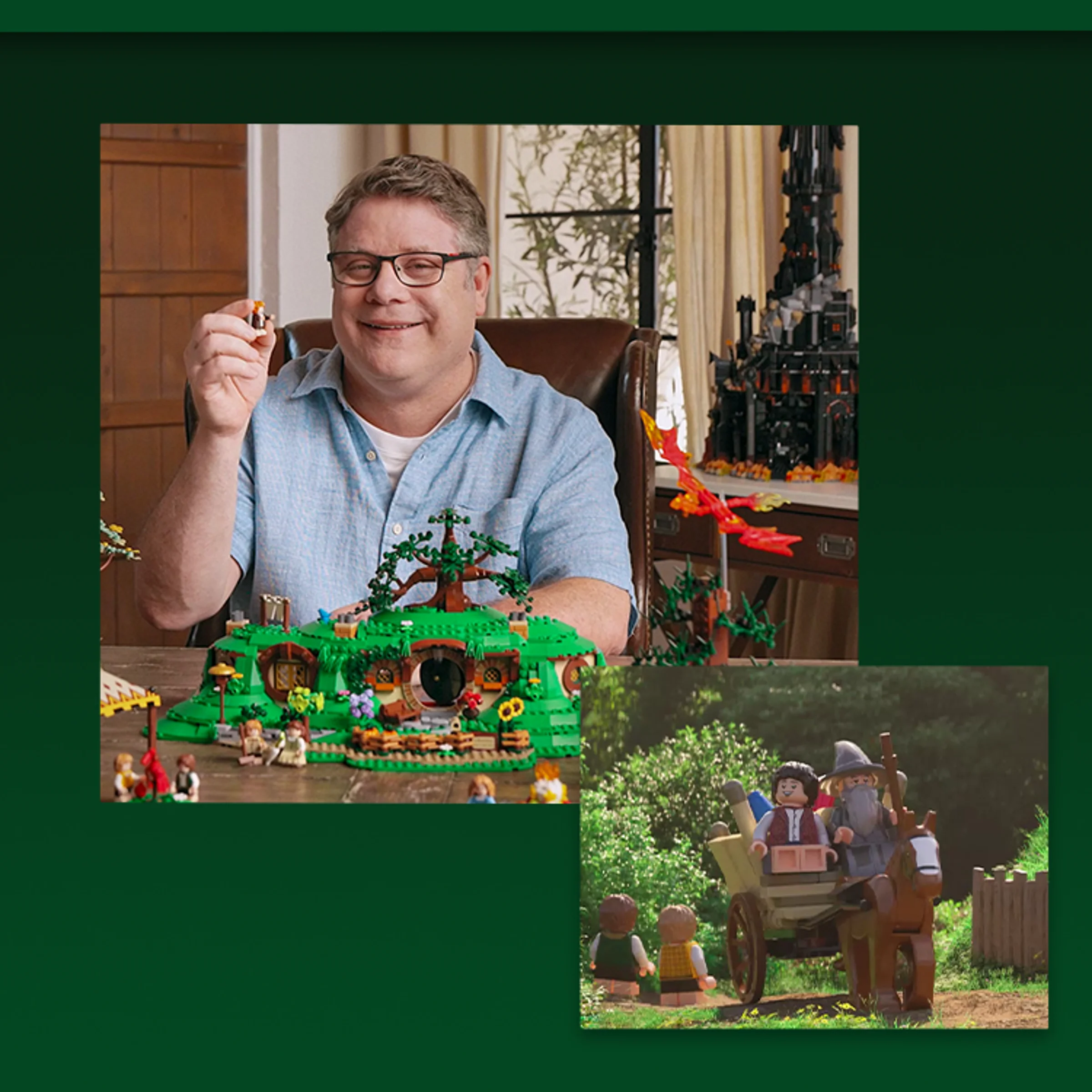 Prezentare cu designerul LEGO și Hobbiton, o dioramă idilică din Cătun.