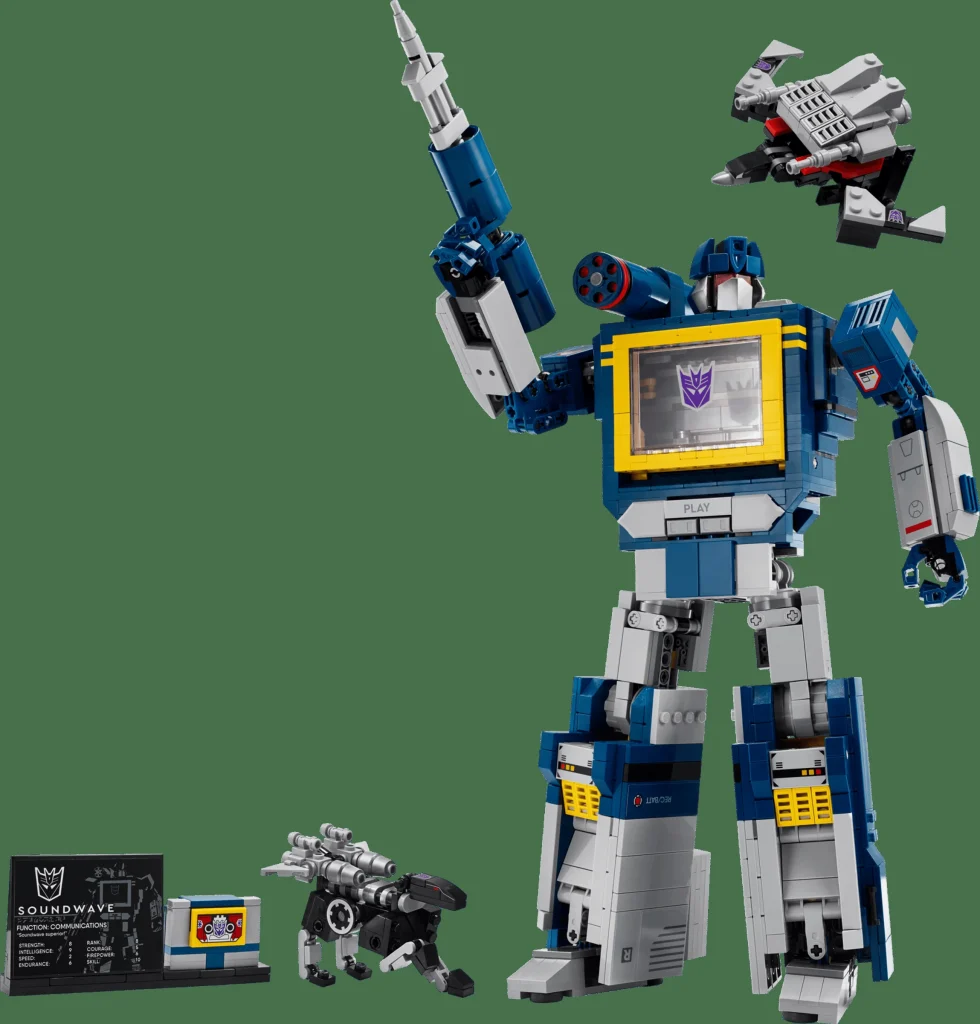 LEGO 10358 - Recenzie LEGO 10358 Transformers: Soundwave, maestrul spionajului Decepticon