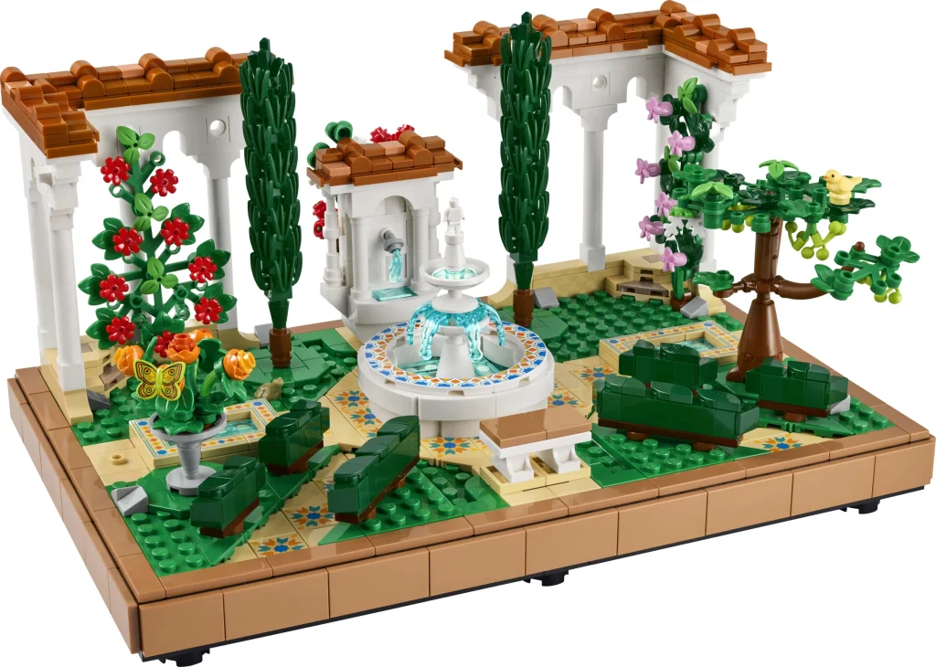 LEGO 10359 - Recenzie LEGO Icons 10359 Fountain Garden: O oază de liniște nord-africană