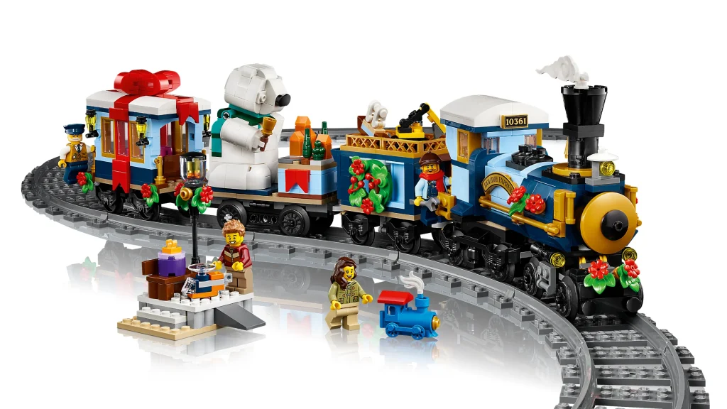 LEGO 10361 - Recenzie LEGO Icons 10361 Trenul Expres de Sărbători: O călătorie festivă cu o piesă istorică