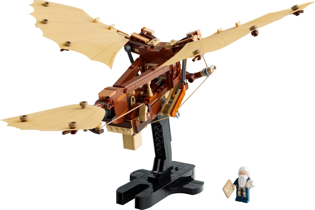 LEGO 10363 - Recenzie LEGO Icons 10363 Mașina zburătoare a lui Leonardo da Vinci: O capodoperă a ingineriei