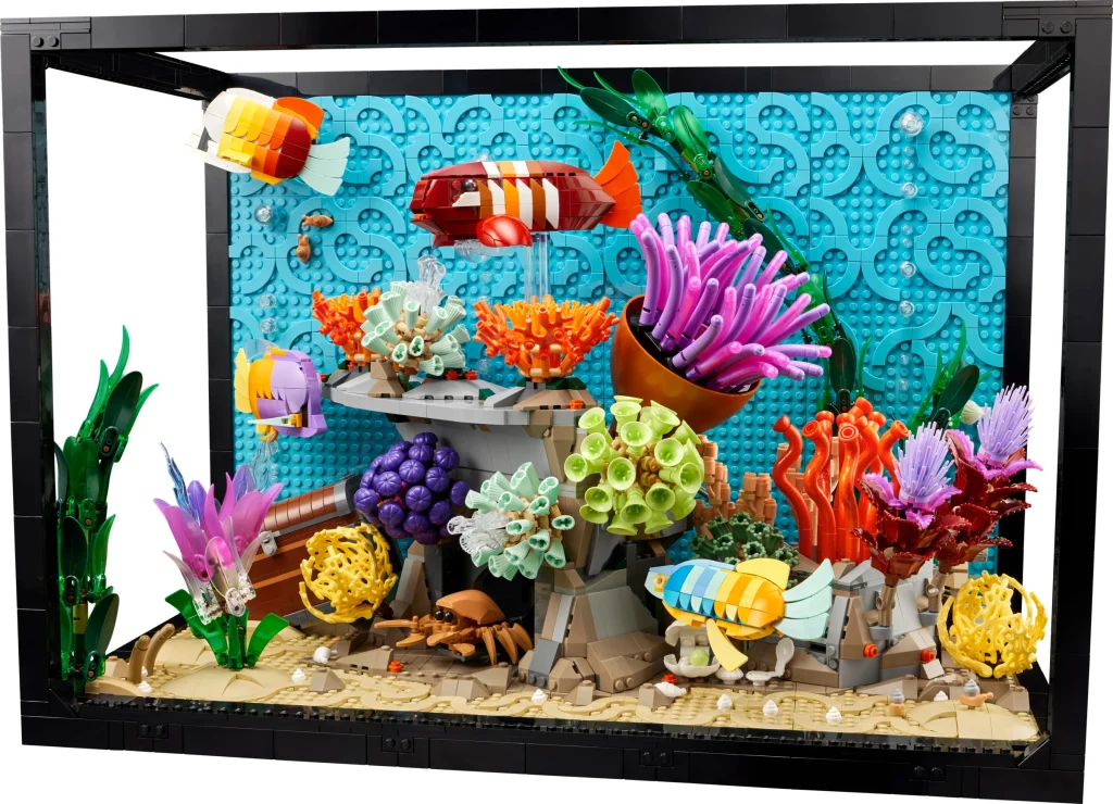 LEGO 10366 - Recenzie LEGO Icons 10366 Acvariu Tropical: O capodoperă subacvatică sau o construcție repetitivă?