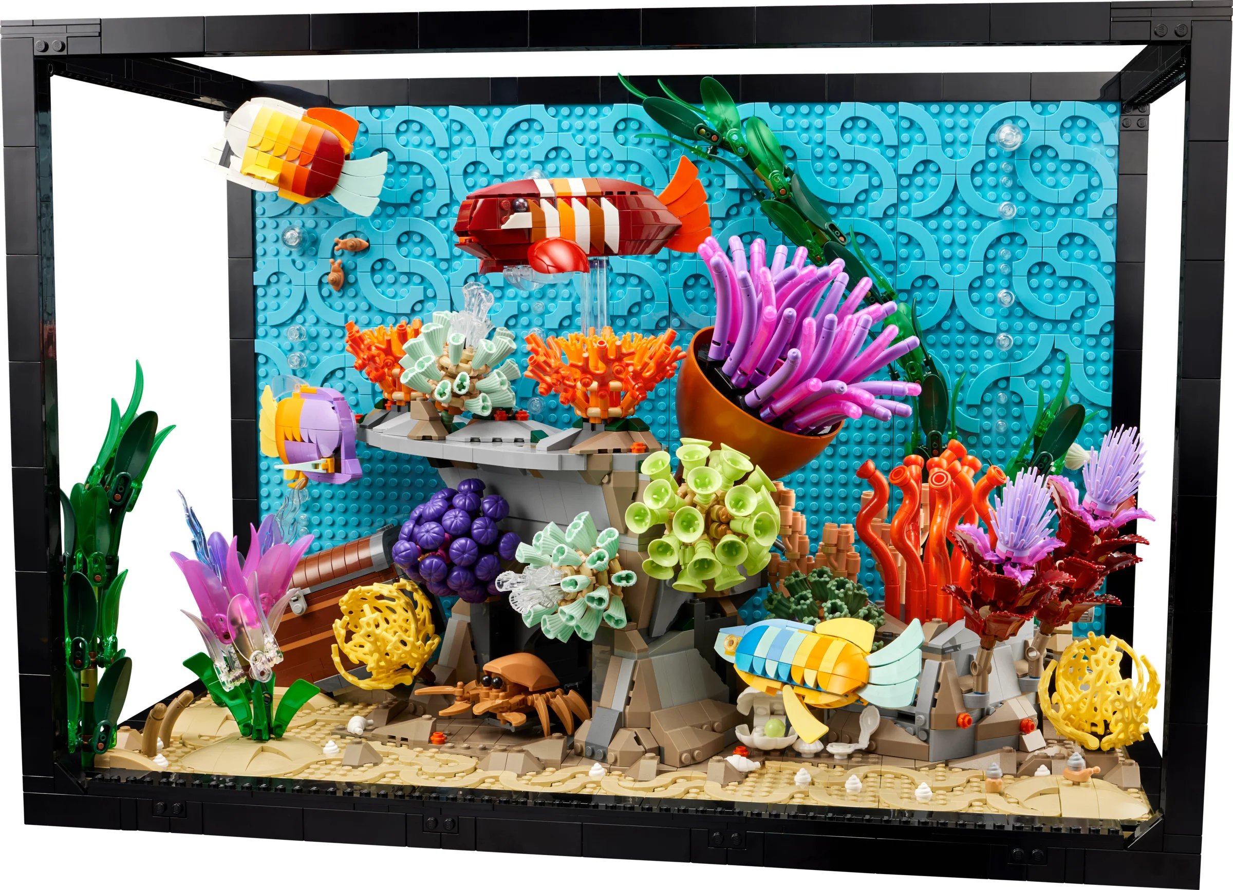 LEGO 10366 - Recenzie LEGO Icons 10366 Acvariu Tropical: O capodoperă subacvatică sau o construcție repetitivă?