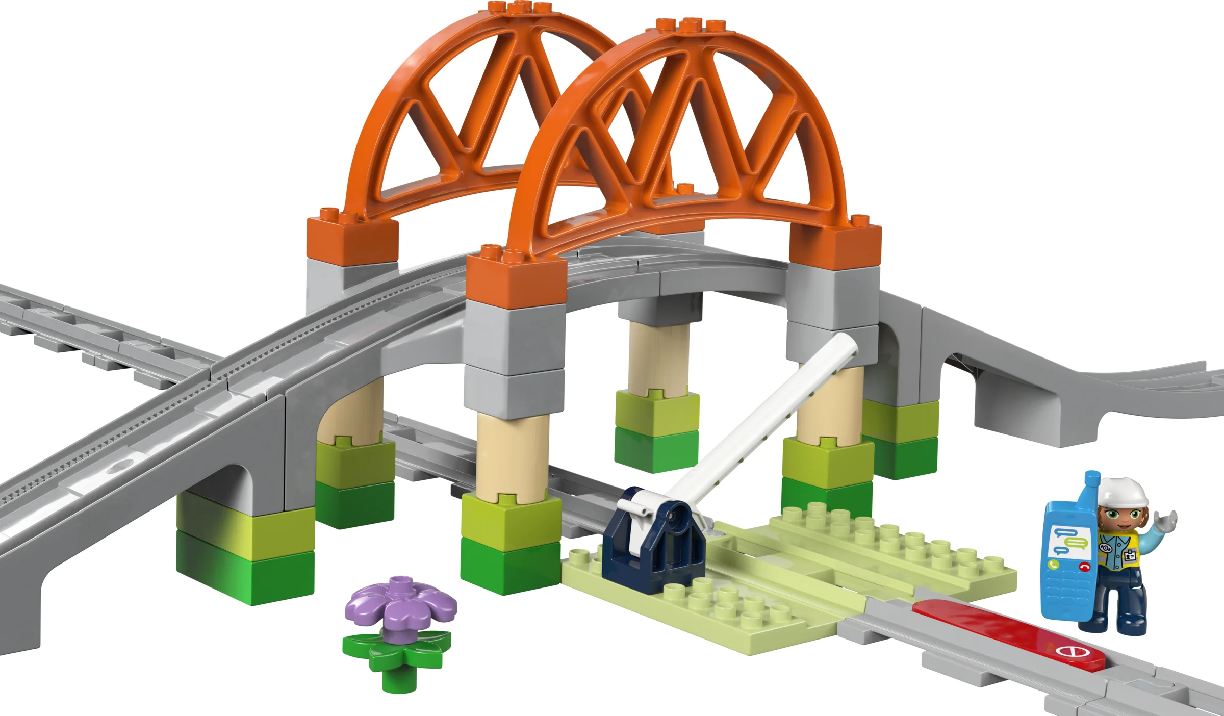 LEGO 10426 - LEGO 10426 Pod și Șine de Tren Duplo: Extindeți Lumea Feroviară a Copilului Dvs.