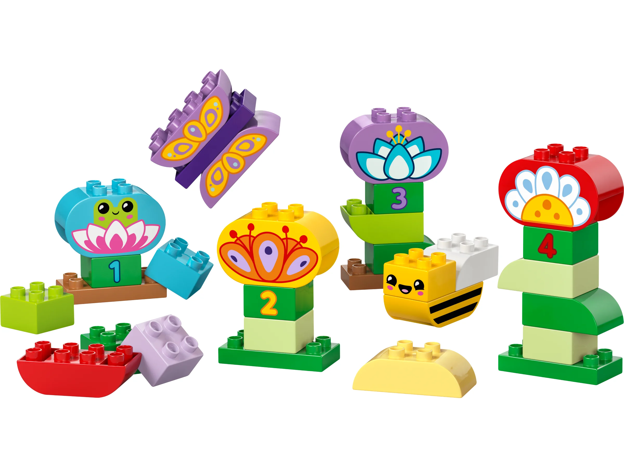 LEGO 10444 - LEGO 10444 Grădina Creativă și Flori: O Explorare a Naturii pentru Cei Mici