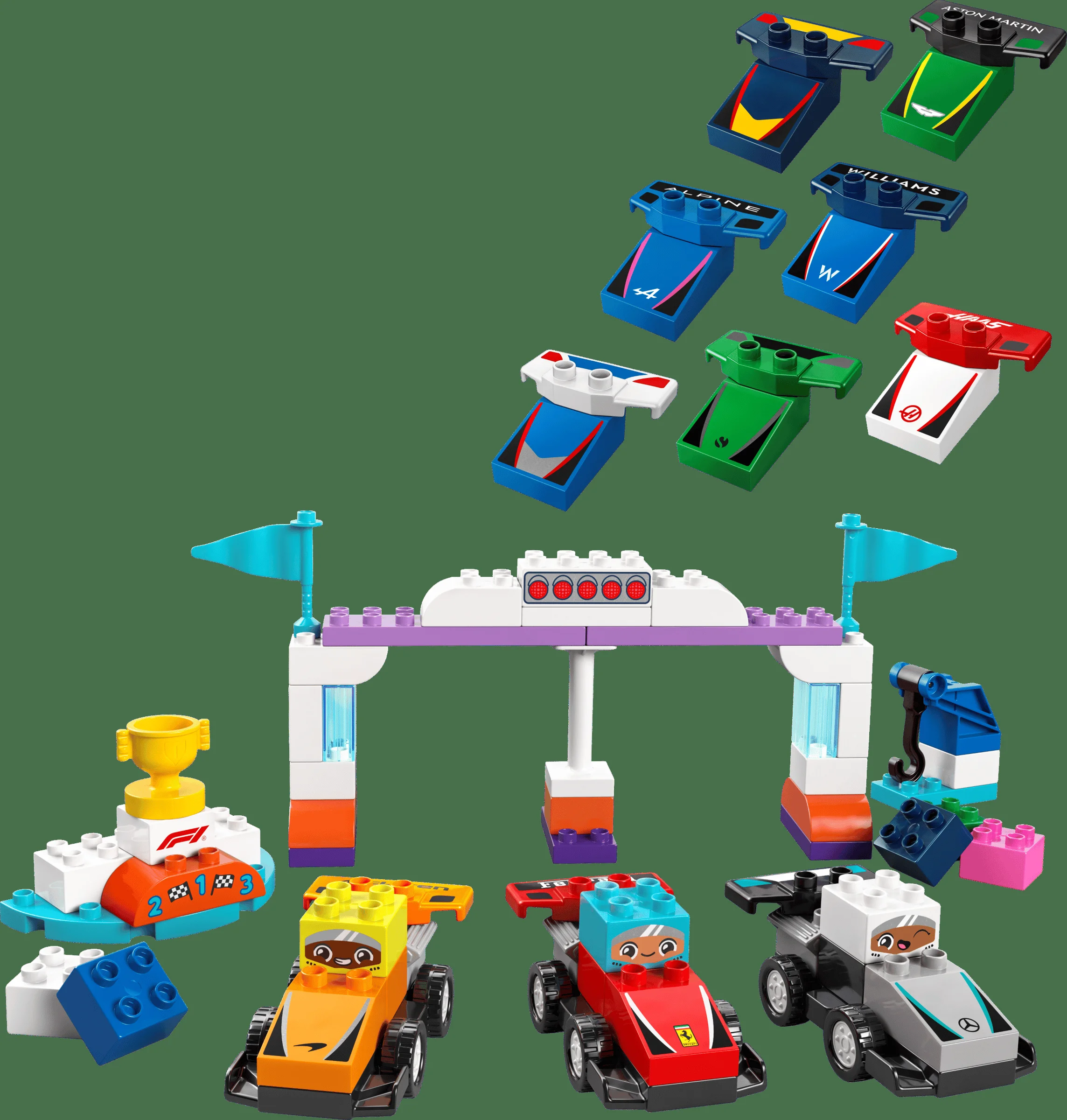 LEGO 10445 - LEGO DUPLO 10445 Mașini de Curse și Piloți F1: Prezentare Detaliată