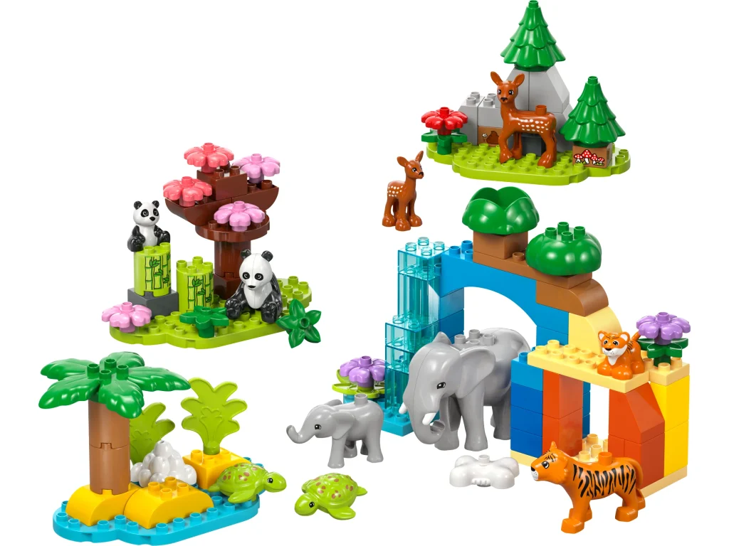 LEGO 10446 - LEGO DUPLO 10446 Familii de Animale Sălbatice 3în1: Prezentare detaliată