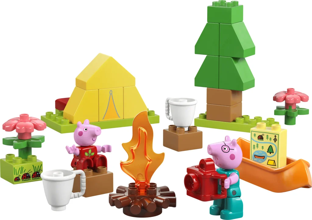 LEGO 10452 - LEGO 10452 Excursie cu cortul: O aventură Duplo cu Peppa Pig în natură