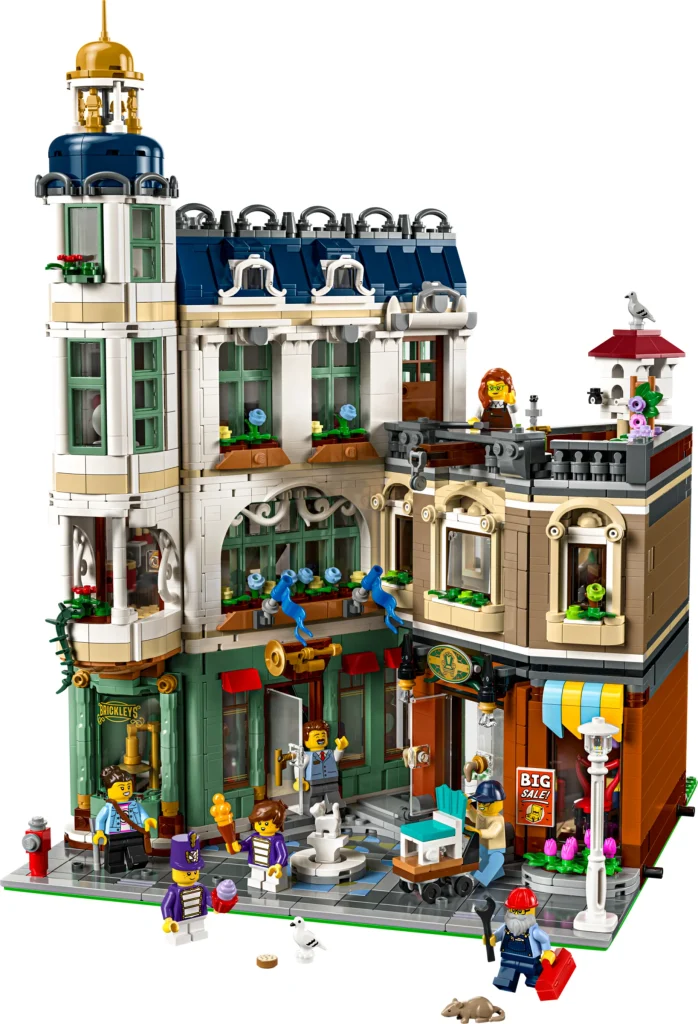 LEGO 11371 - Recenzie LEGO Icons 11371 Strada comercială: O geometrie îndrăzneață în orașul tău