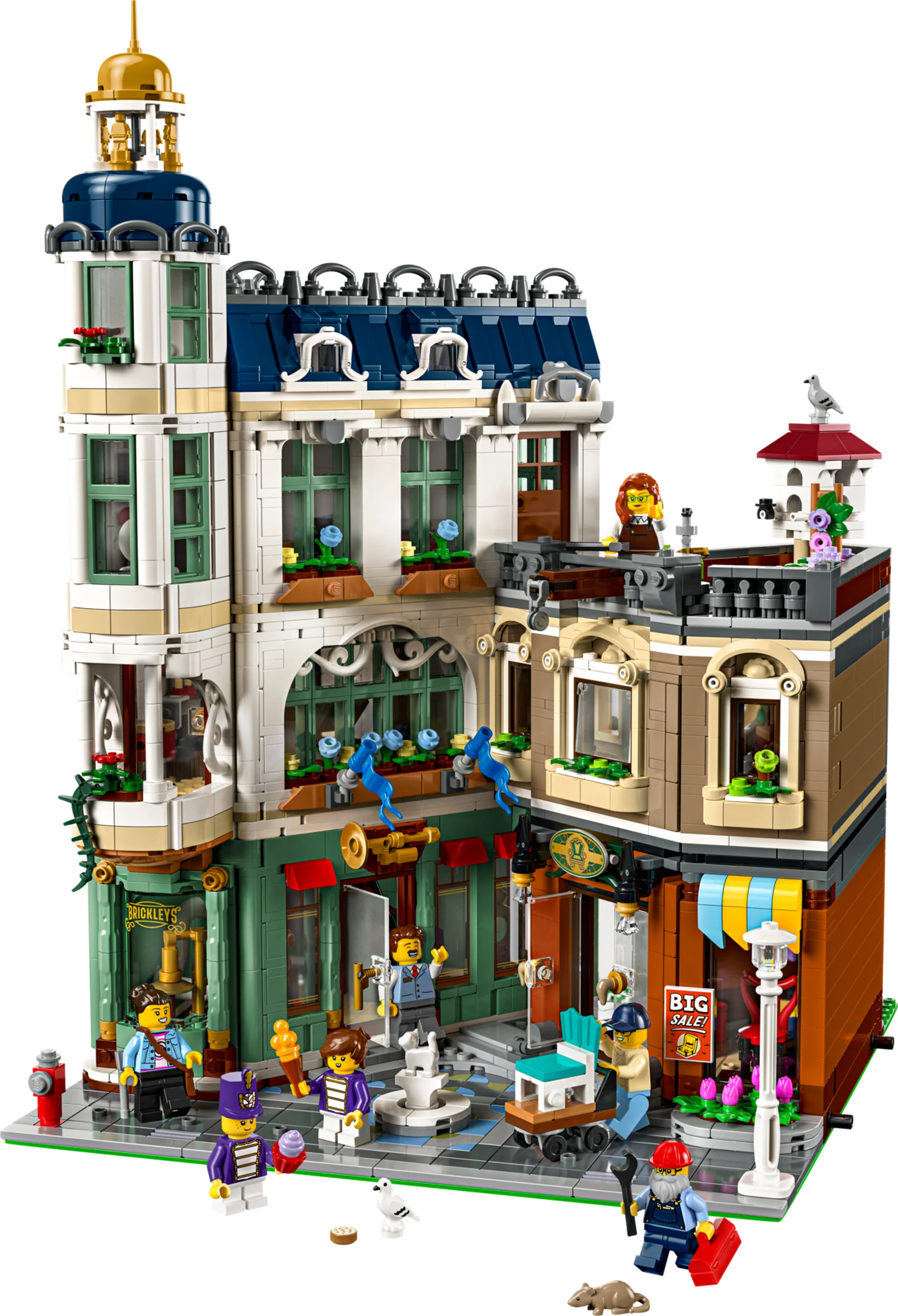 LEGO 11371 - Recenzie LEGO Icons 11371 Strada comercială: O geometrie îndrăzneață în orașul tău