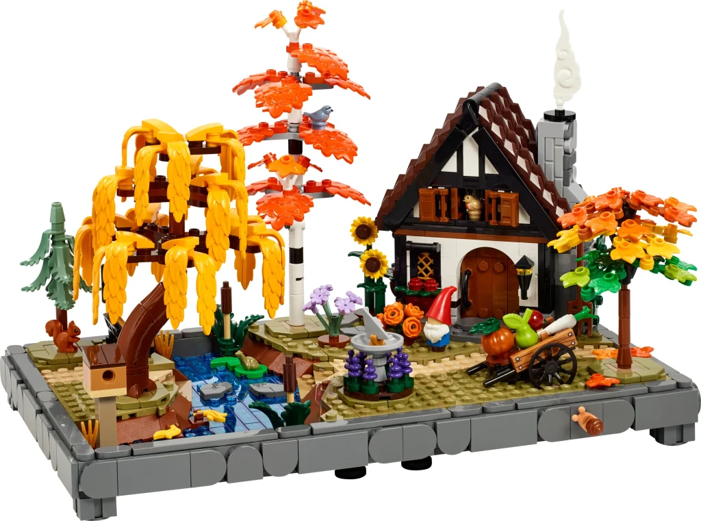LEGO 11372 - Recenzie LEGO Icons 11372 Grădina de toamnă a cabanei: O evadare idilică din cărămizi