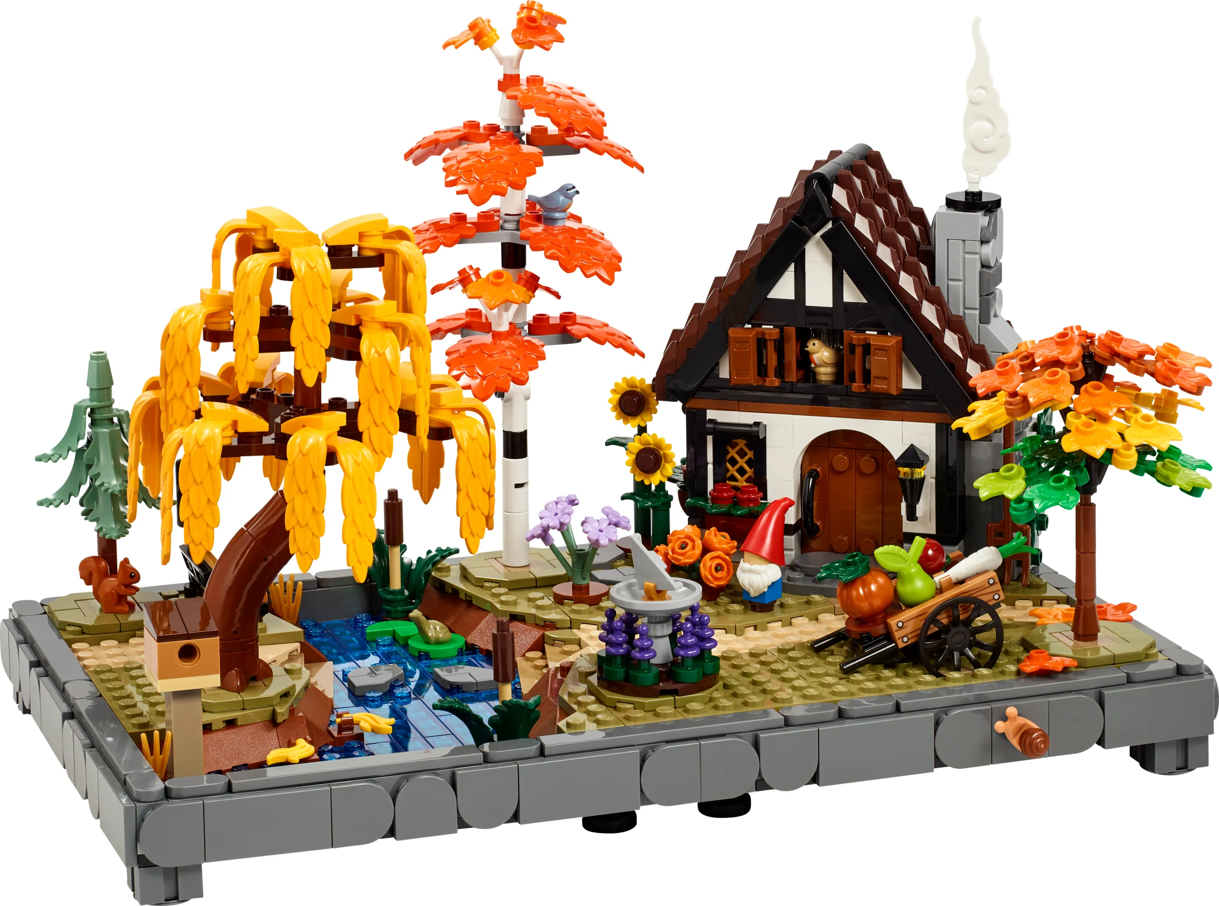 LEGO 11372 - Recenzie LEGO Icons 11372 Grădina de toamnă a cabanei: O evadare idilică din cărămizi
