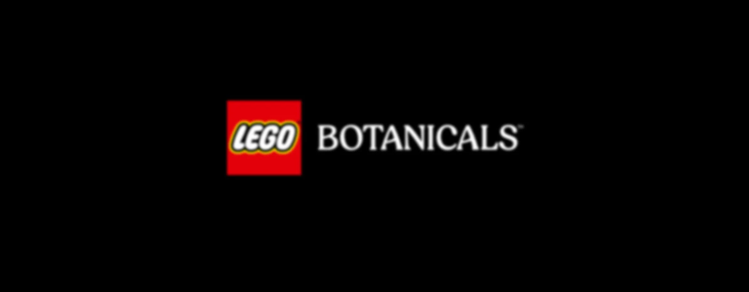 Logo LEGO Botanicals, simbolizând colecția de seturi cu tematică botanică.