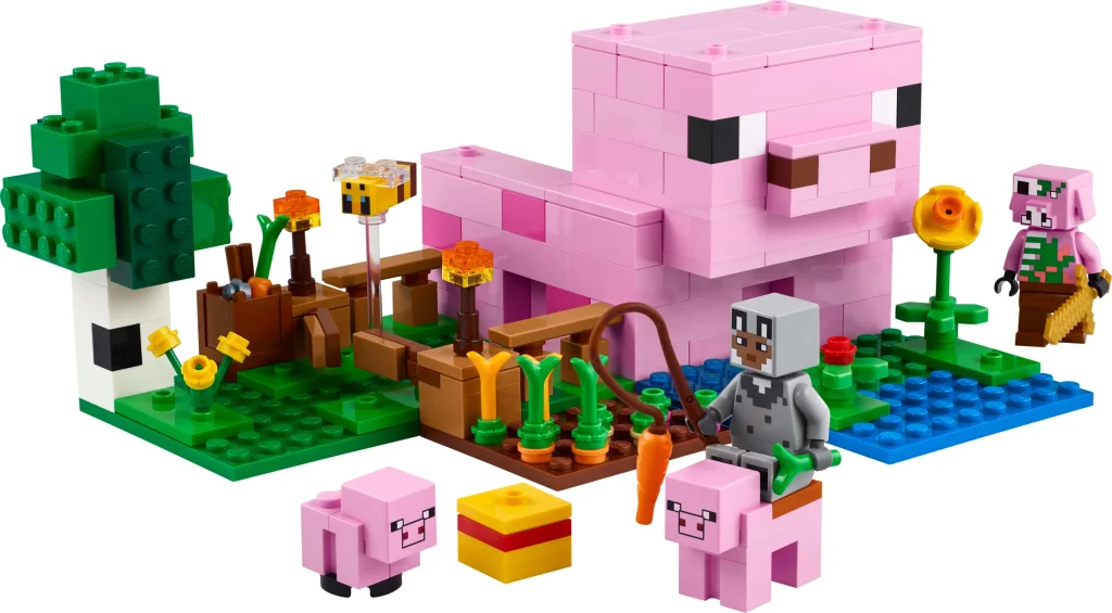LEGO 21268 - LEGO 21268 Căsuța Purcelușului: O analiză completă a setului Minecraft