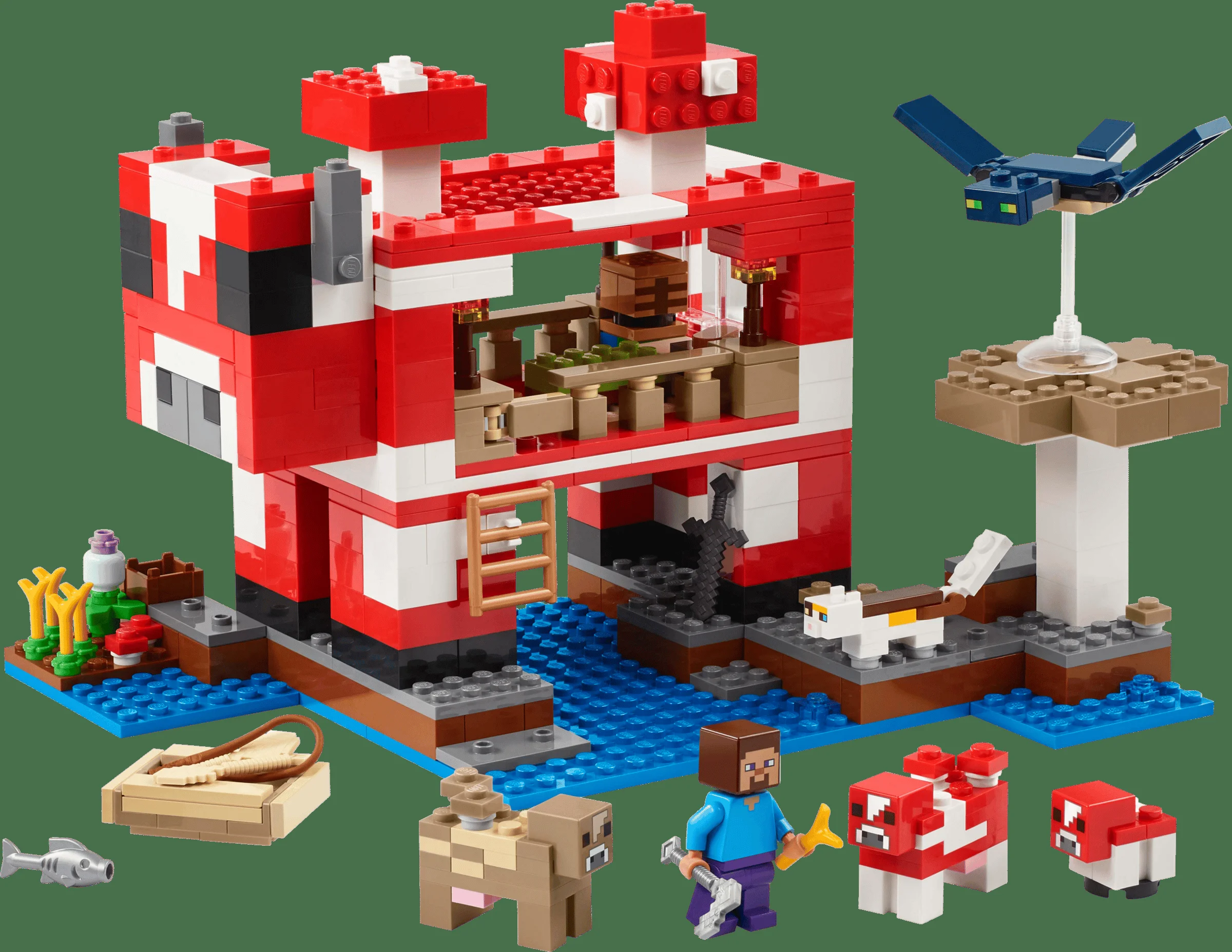 LEGO 21270 - LEGO 21270 Casa Ciupercă Mooshroom: O Explorare Detaliată a Setului Minecraft