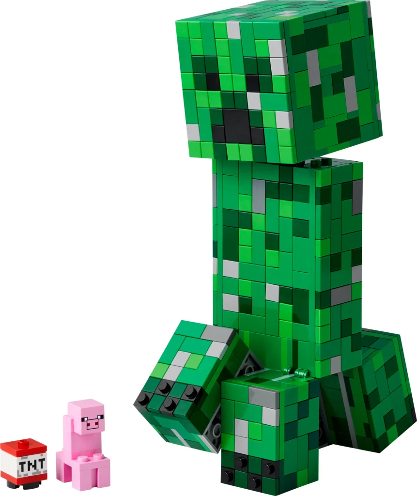 LEGO 21276 - Recenzie LEGO Minecraft 21276 The Creeper: Monstrul iconic din piese pixelate
