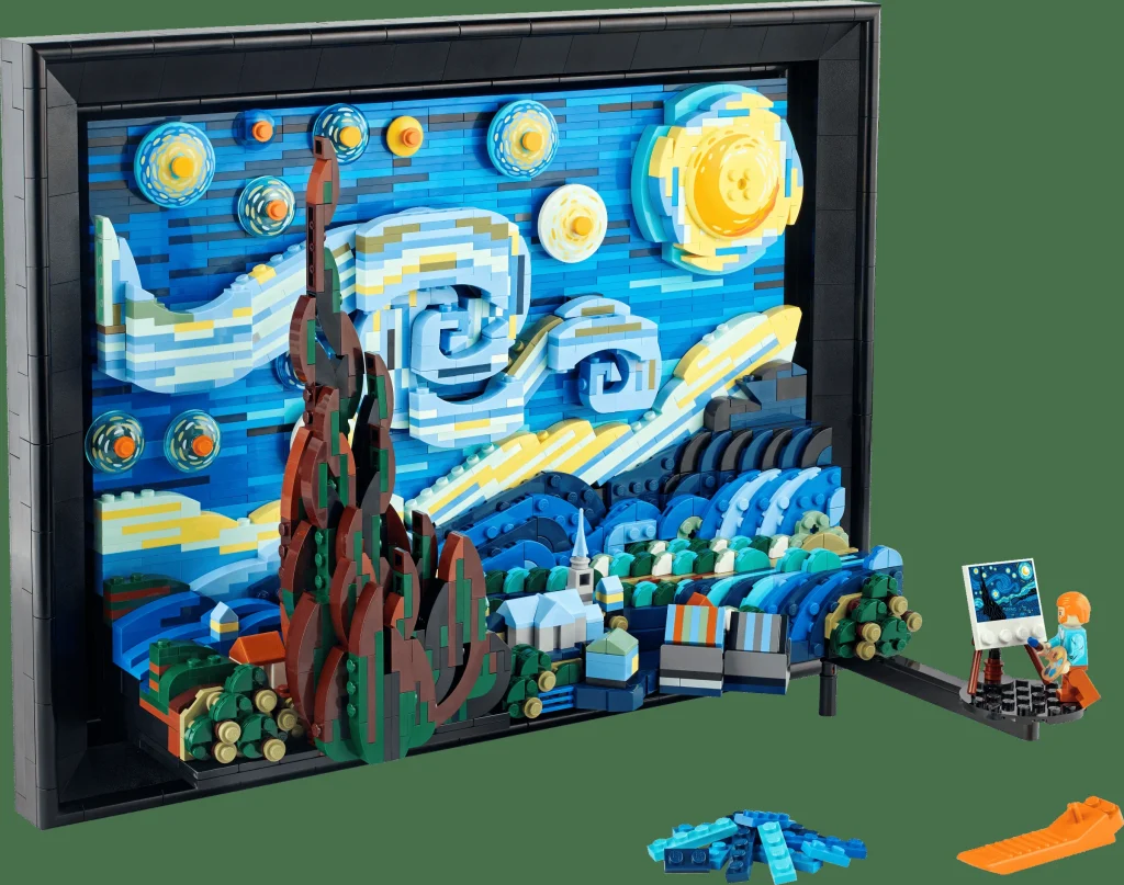 LEGO 21333 - Recenzie LEGO Ideas 21333 Vincent van Gogh - Noaptea înstelată: O capodoperă din cărămizi