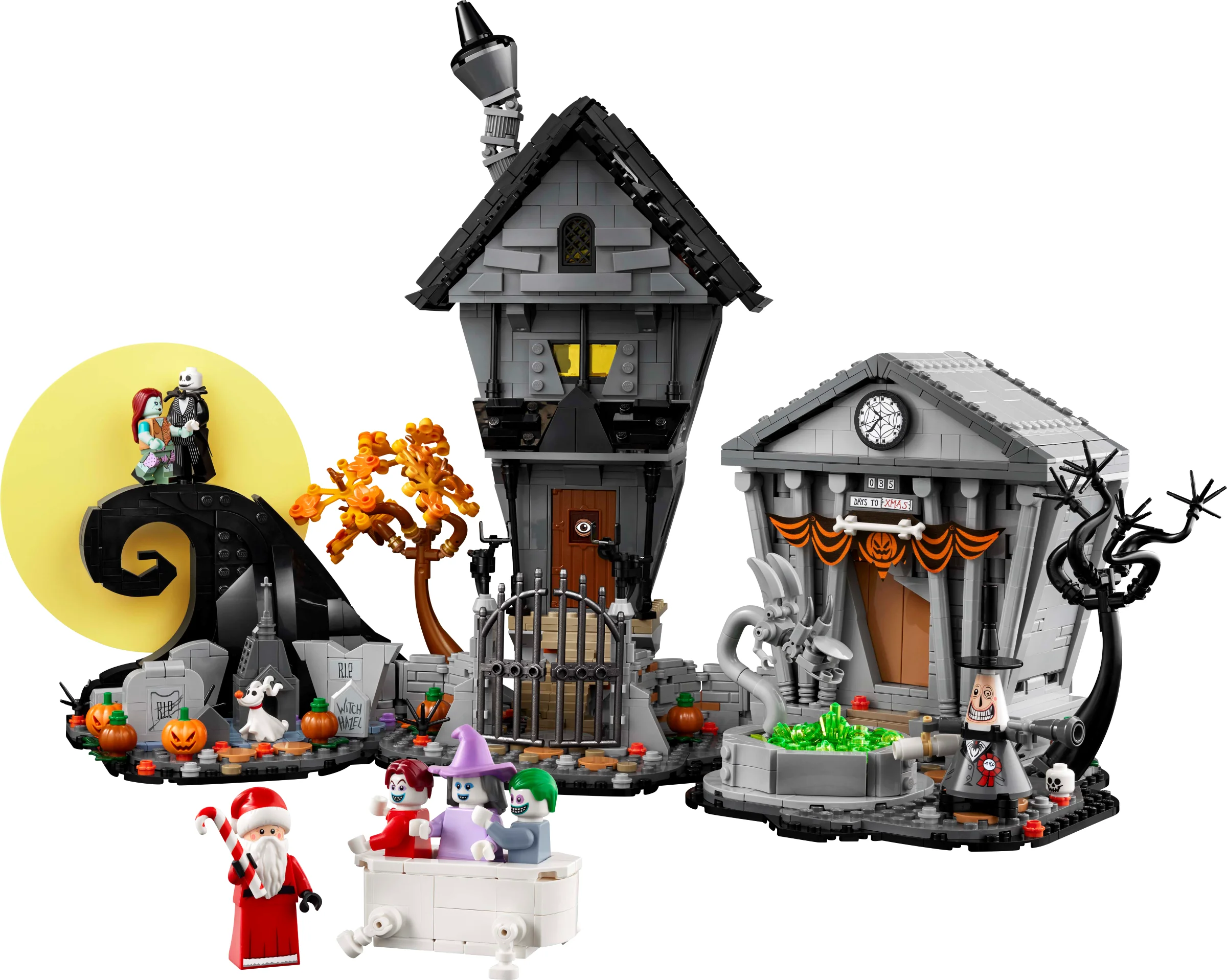 LEGO 21351 - Recenzie LEGO Ideas 21351 The Nightmare Before Christmas: O capodoperă înfricoșător de frumoasă