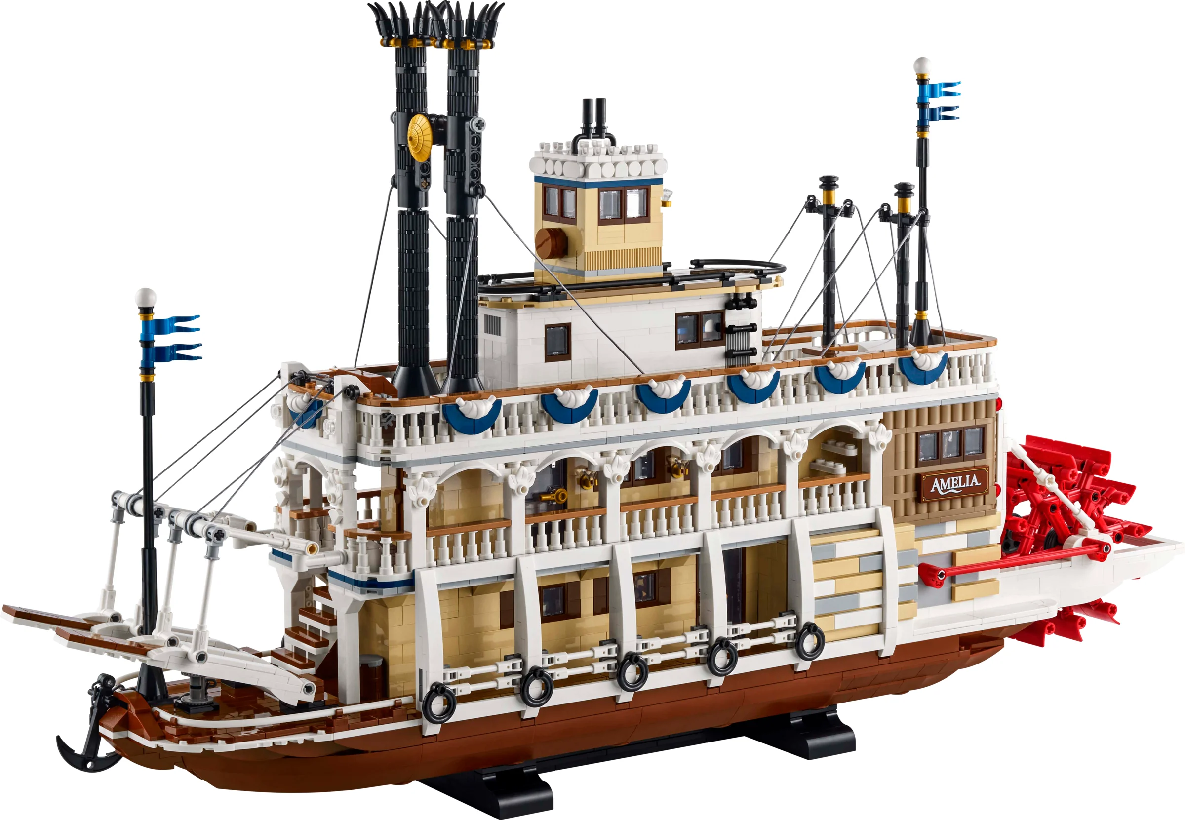 LEGO 21356 - Recenzie LEGO Ideas 21356 River Steamboat: O capodoperă plutitoare pe râul de cărămizi