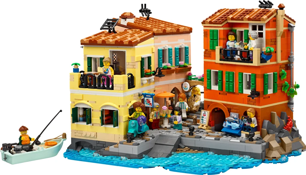 LEGO 21359 - Recenzie LEGO Ideas 21359 Italian Riviera: O vacanță de vis construită din piese