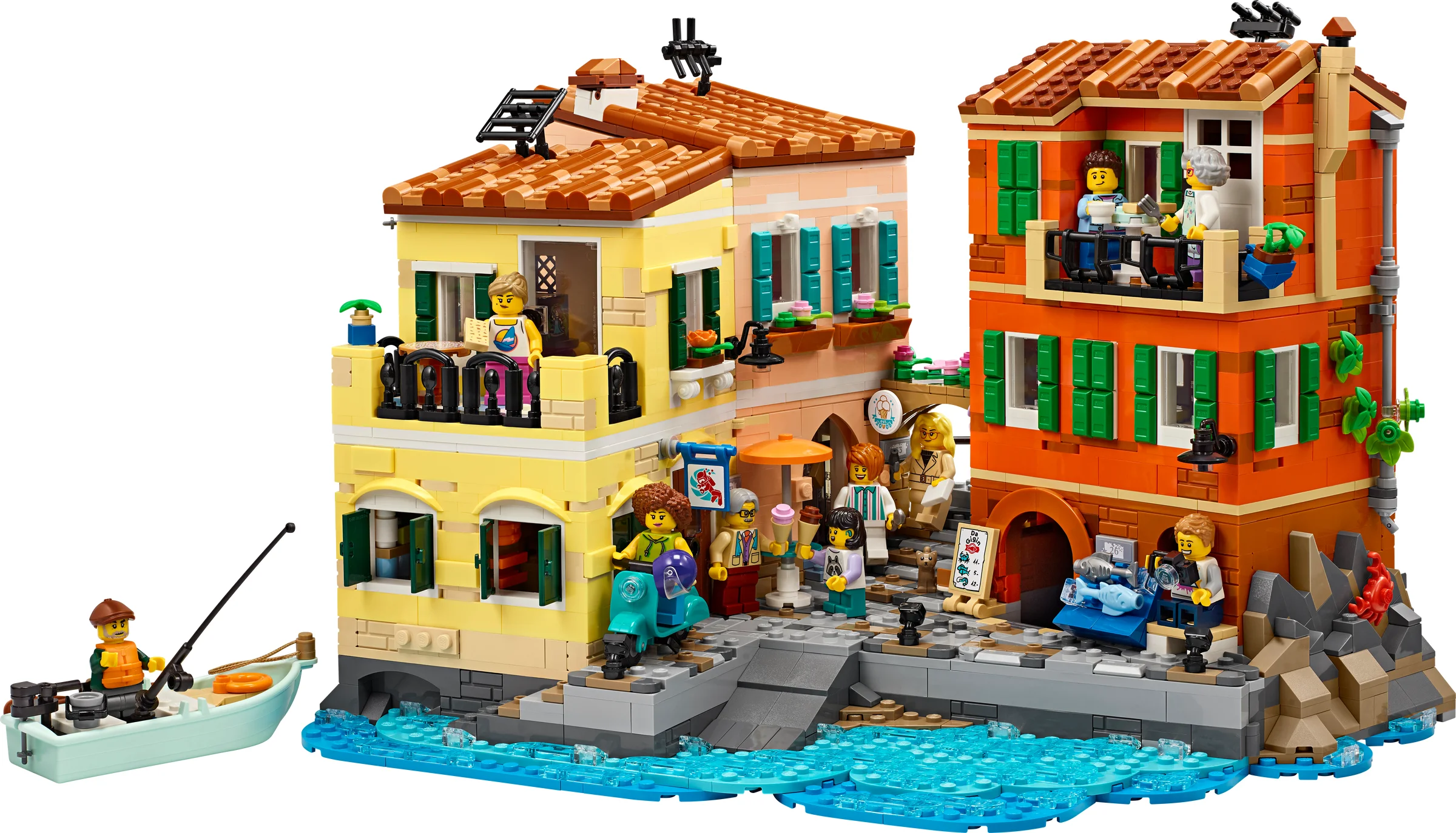 LEGO 21359 - Recenzie LEGO Ideas 21359 Italian Riviera: O vacanță de vis construită din piese
