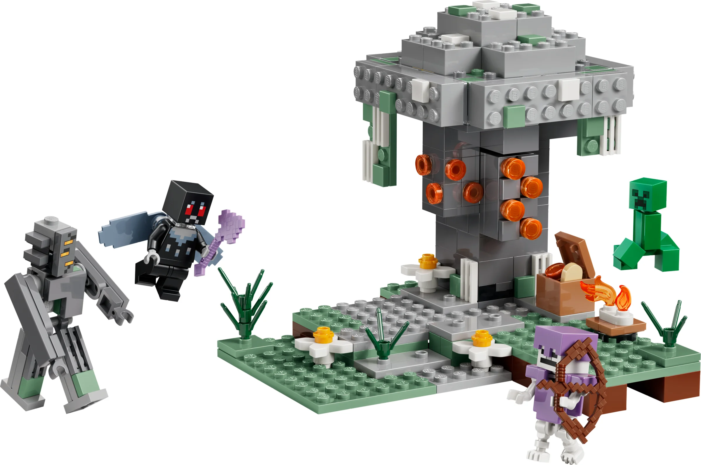 LEGO 21586 - LEGO 21586 Grădina Palidă: Explorarea unui nou biom misterios din Minecraft