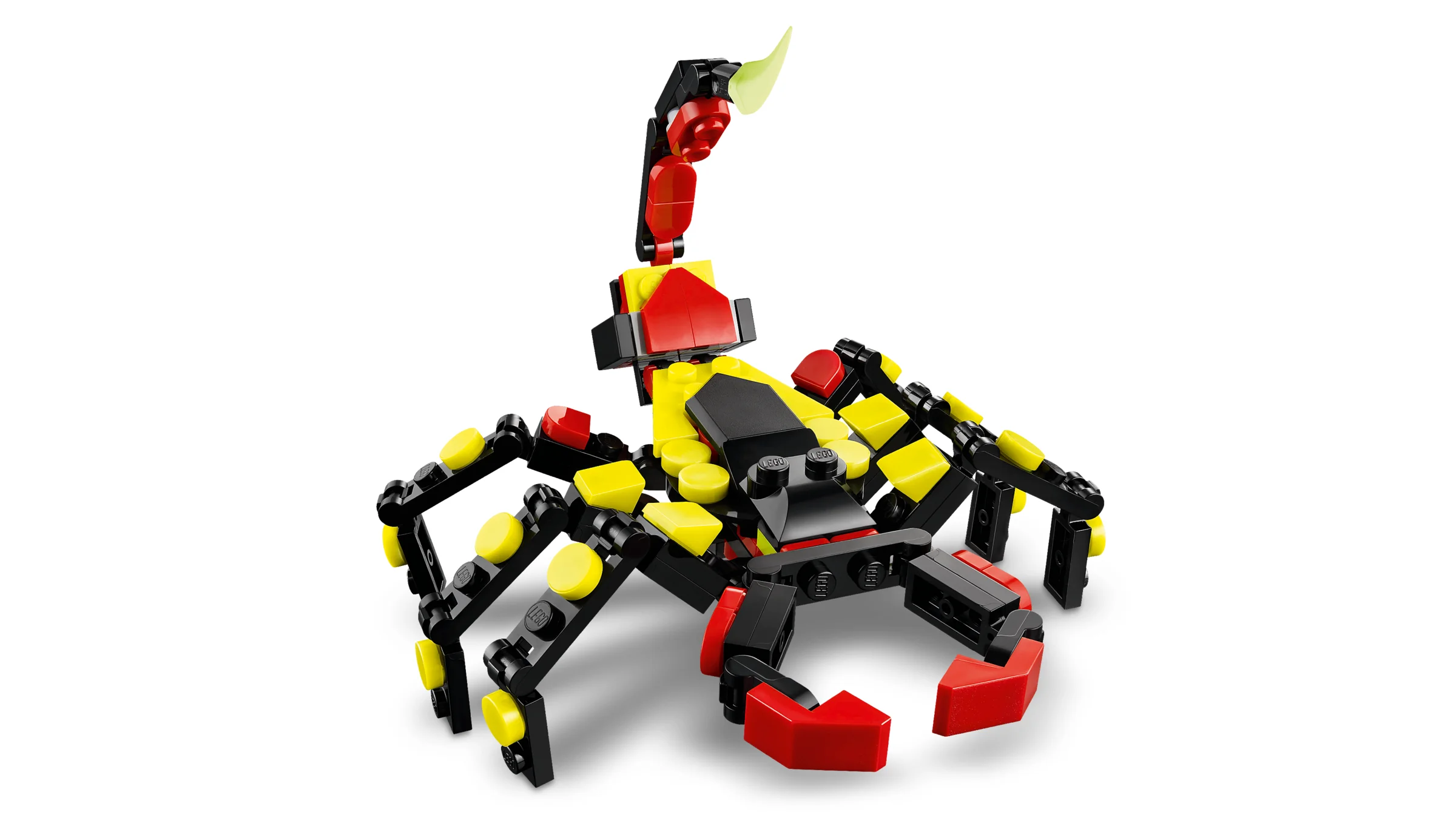 Imagine cu modelul LEGO Creator 31159, păianjenul surprinzător, detaliat și colorat.
