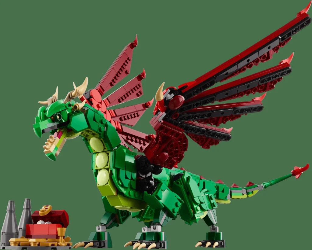 LEGO 31161 - Recenzie LEGO Creator 31161 Dragonul medieval: Trei creaturi fantastice într-un singur set