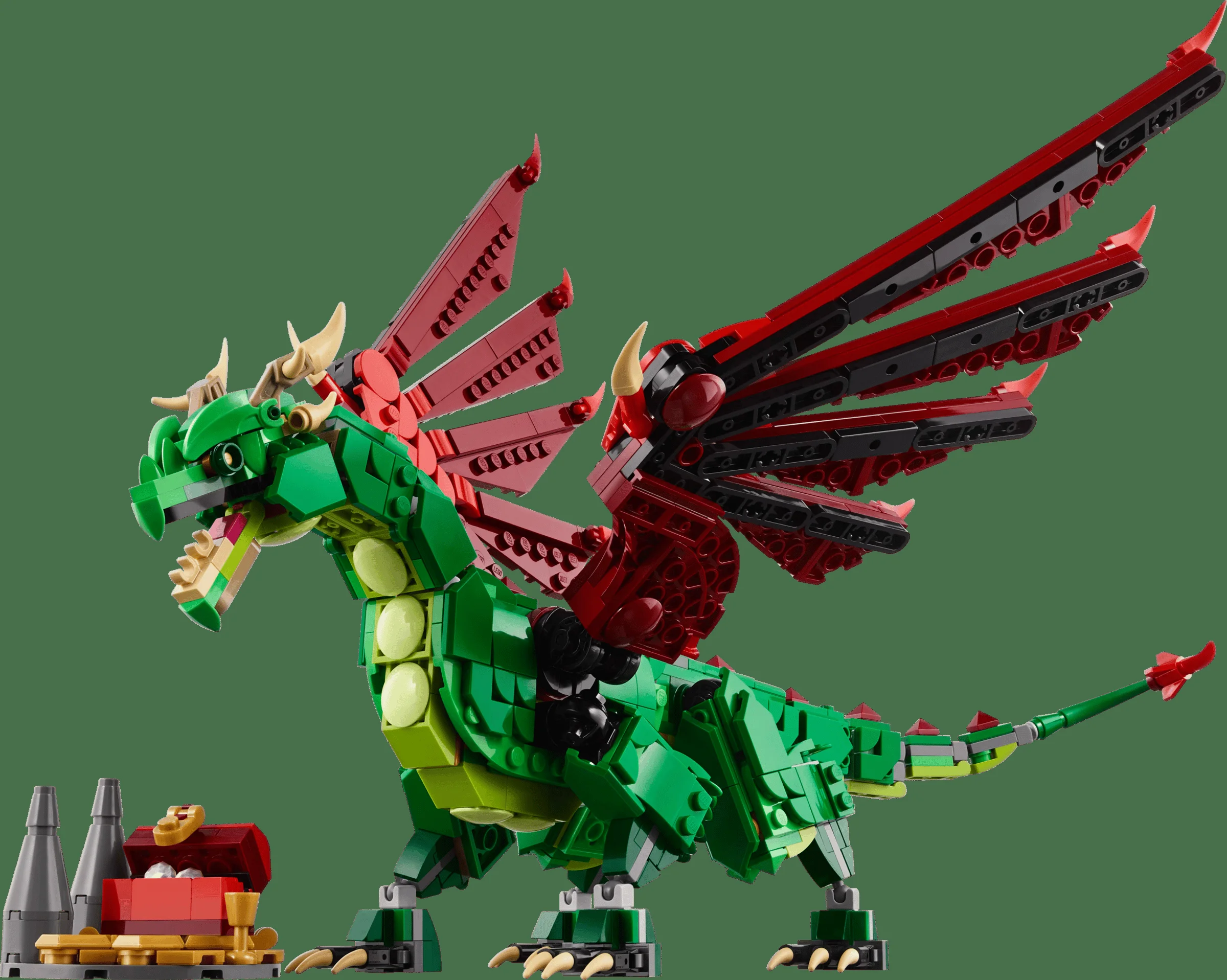 LEGO 31161 - Recenzie LEGO Creator 31161 Dragonul medieval: Trei creaturi fantastice într-un singur set